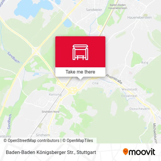 Карта Baden-Baden Königsberger Str.