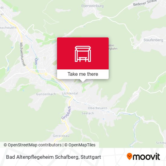 Карта Bad Altenpflegeheim Schafberg