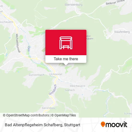Карта Bad Altenpflegeheim Schafberg