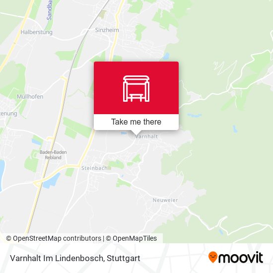 Карта Varnhalt Im Lindenbosch