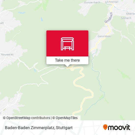 Baden-Baden Zimmerplatz map