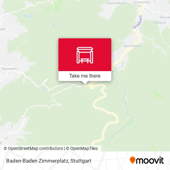 Карта Baden-Baden Zimmerplatz