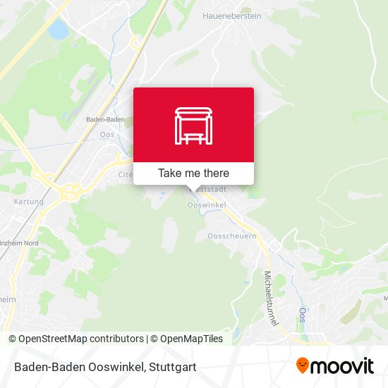 Baden-Baden Ooswinkel map