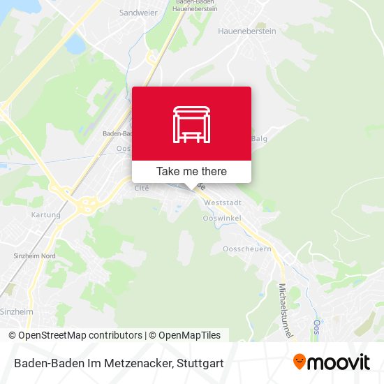 Baden-Baden Im Metzenacker map