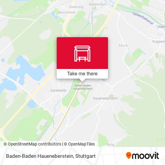 Baden-Baden Haueneberstein map