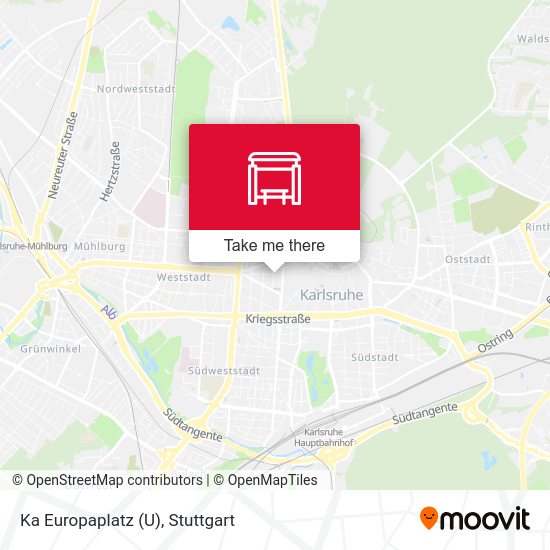 Ka Europaplatz (U) map