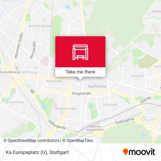 Карта Ka Europaplatz (U)