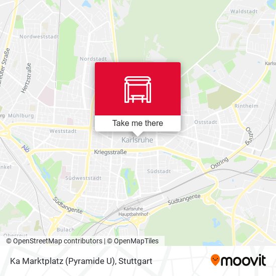 Карта Ka Marktplatz (Pyramide U)