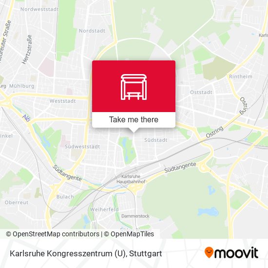 Karlsruhe Kongresszentrum (U) map