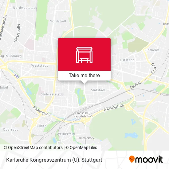 Карта Karlsruhe Kongresszentrum (U)