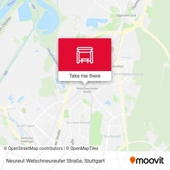 Карта Neureut Welschneureuter Straße
