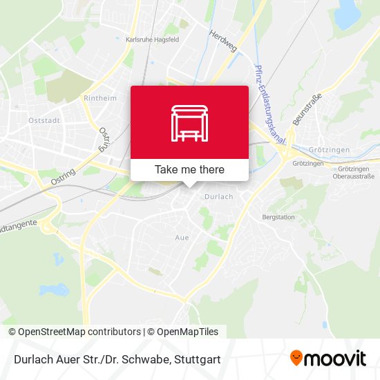 Durlach Auer Str./Dr. Schwabe map