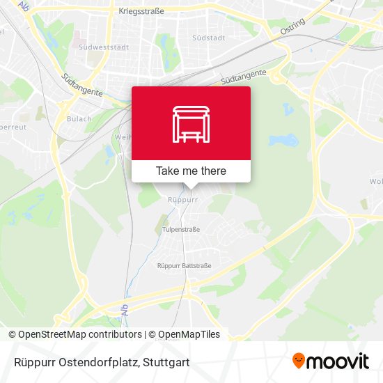 Rüppurr Ostendorfplatz map