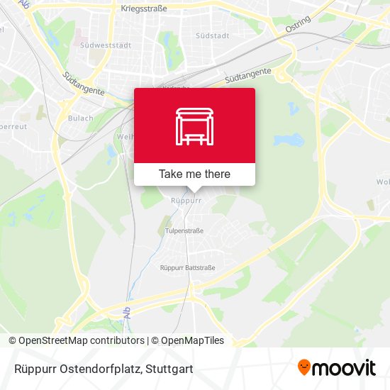 Rüppurr Ostendorfplatz map