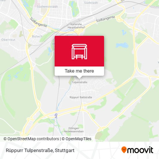 Rüppurr Tulpenstraße map