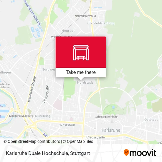 Карта Karlsruhe Duale Hochschule