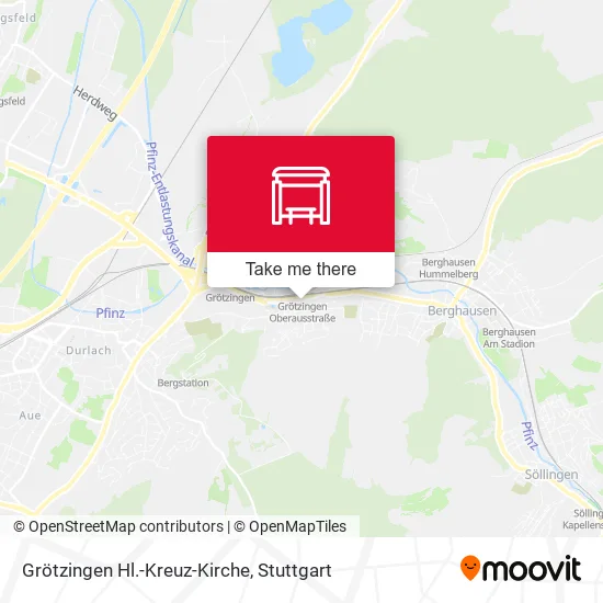 Карта Grötzingen Hl.-Kreuz-Kirche