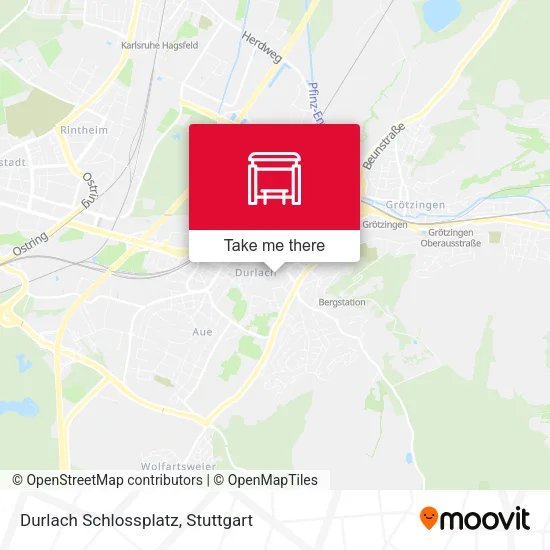 Карта Durlach Schlossplatz