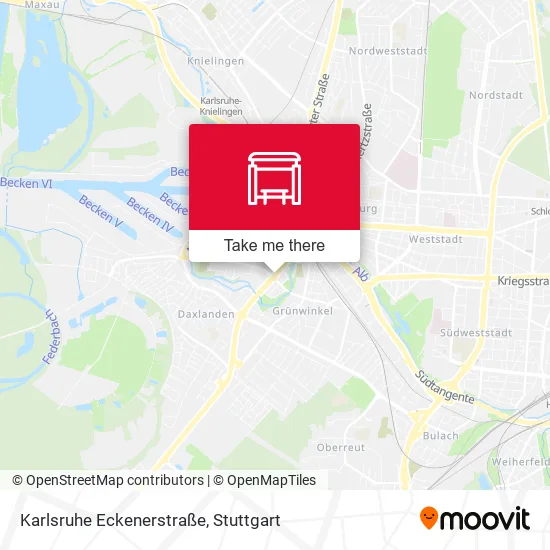 Карта Karlsruhe Eckenerstraße