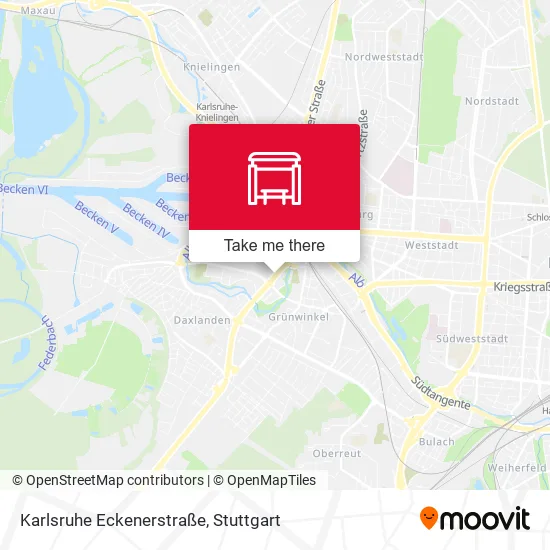 Карта Karlsruhe Eckenerstraße