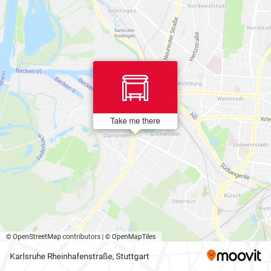 Карта Karlsruhe Rheinhafenstraße