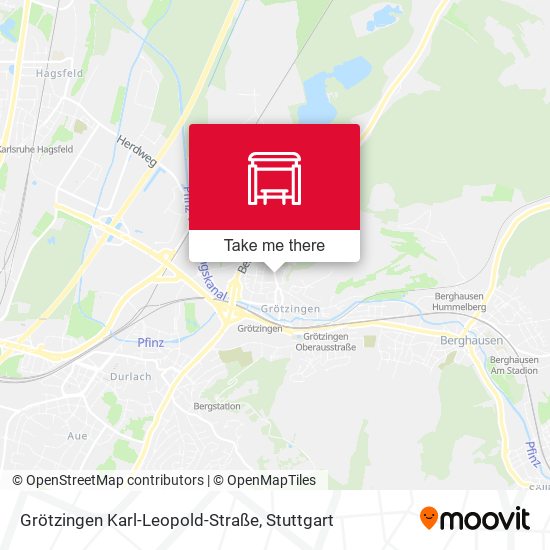 Grötzingen Karl-Leopold-Straße map