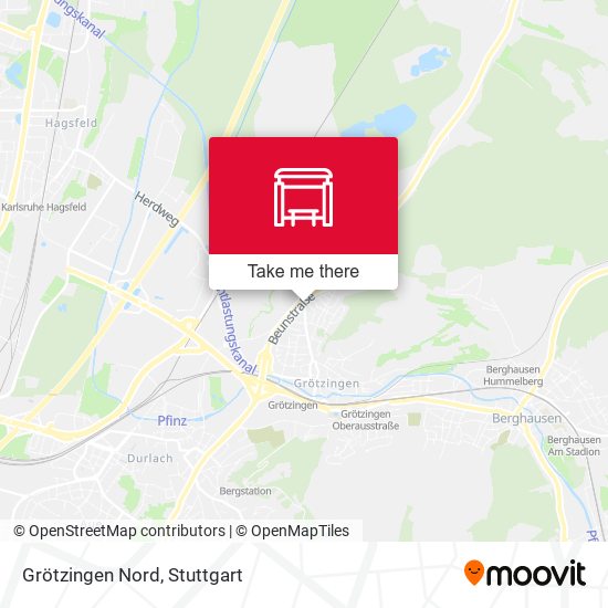 Карта Grötzingen Nord