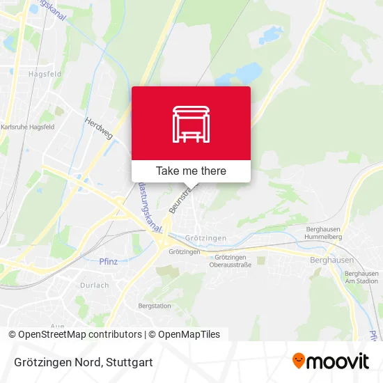 Карта Grötzingen Nord