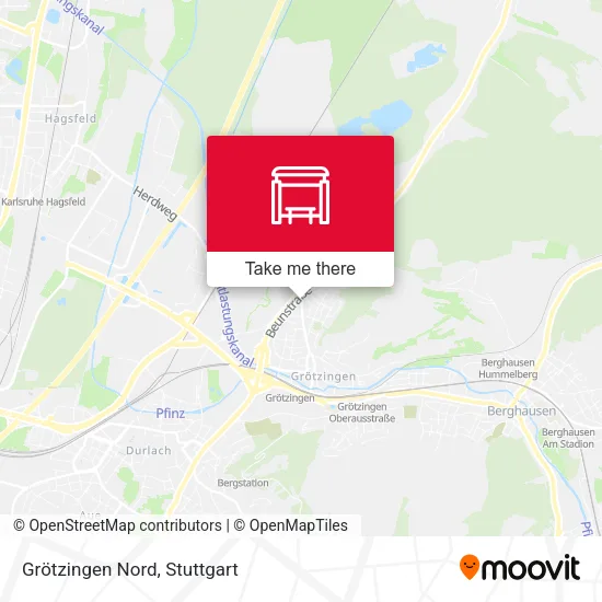 Карта Grötzingen Nord