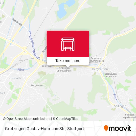 Grötzingen Gustav-Hofmann-Str. map