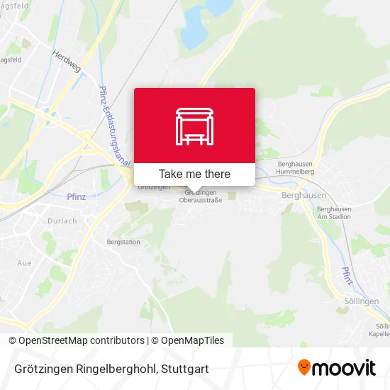 Карта Grötzingen Ringelberghohl