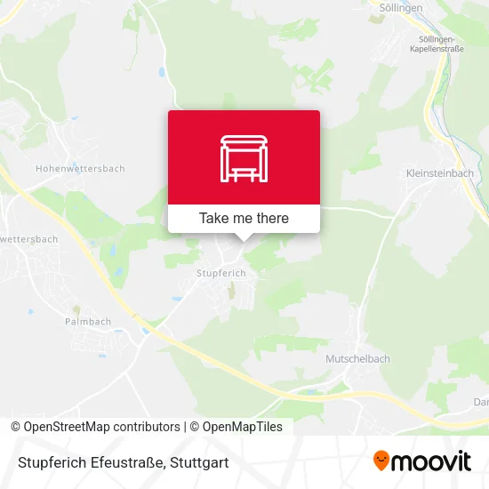 Карта Stupferich Efeustraße