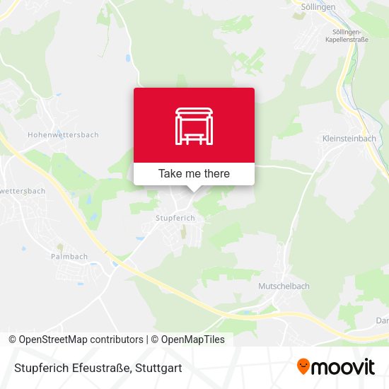 Карта Stupferich Efeustraße