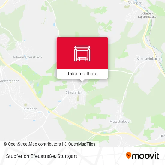Карта Stupferich Efeustraße