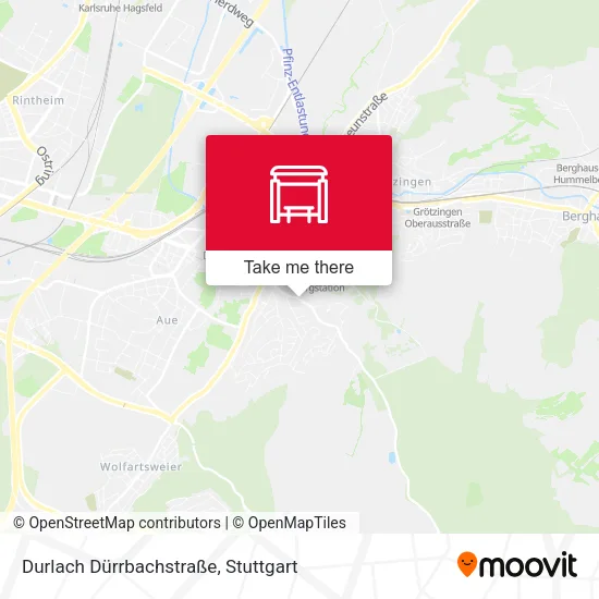Карта Durlach Dürrbachstraße