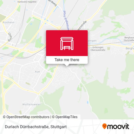 Durlach Dürrbachstraße map