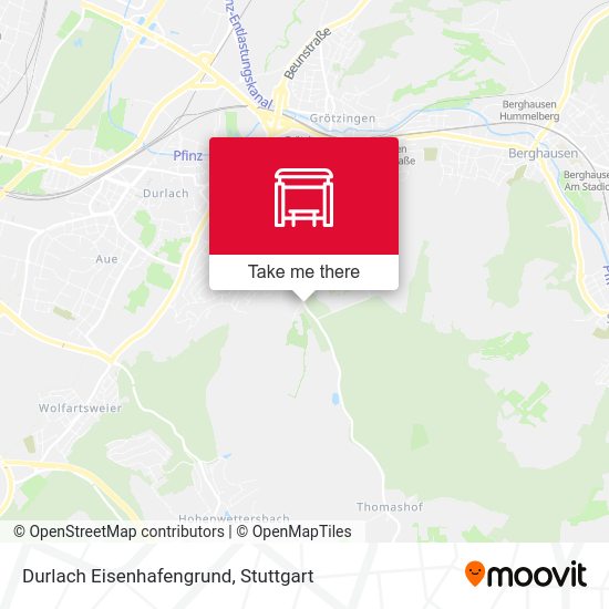 Durlach Eisenhafengrund map
