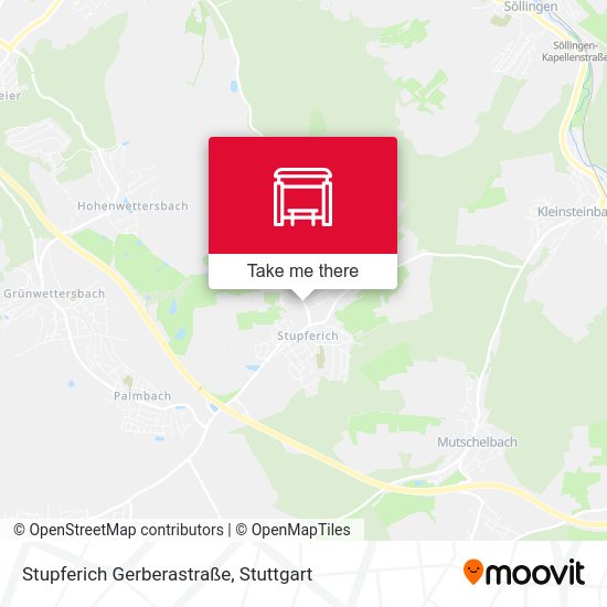 Stupferich Gerberastraße map
