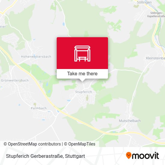 Карта Stupferich Gerberastraße