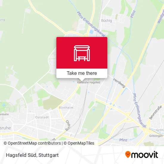 Карта Hagsfeld Süd