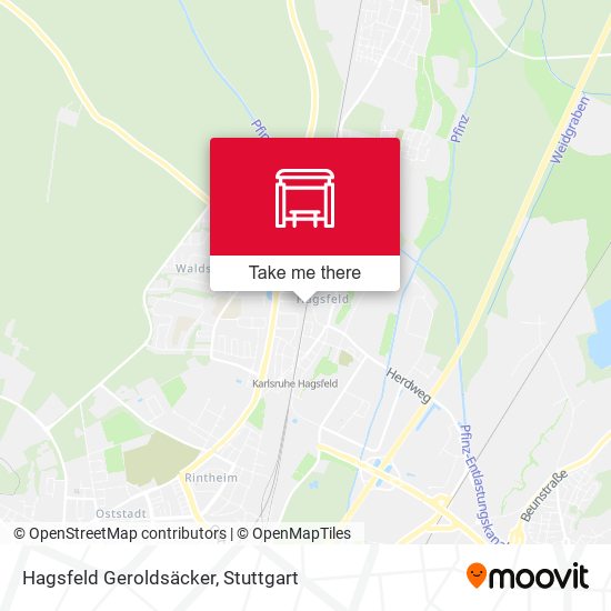 Карта Hagsfeld Geroldsäcker