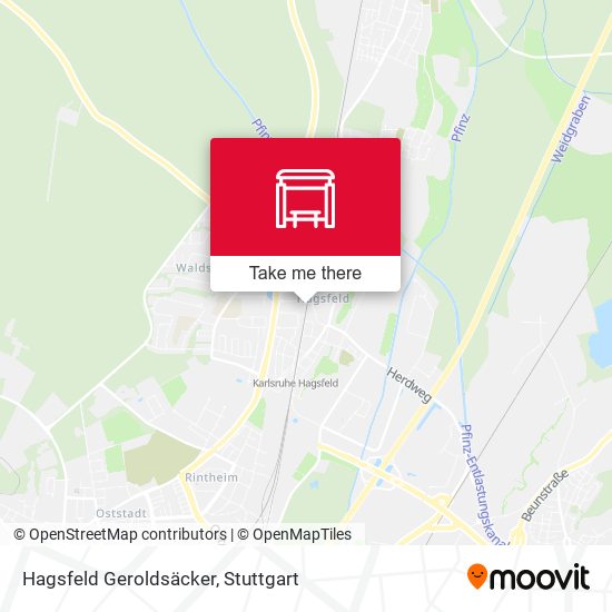 Hagsfeld Geroldsäcker map