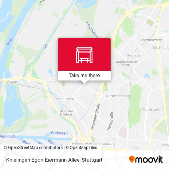 Карта Knielingen Egon-Eiermann-Allee