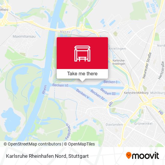 Карта Karlsruhe Rheinhafen Nord