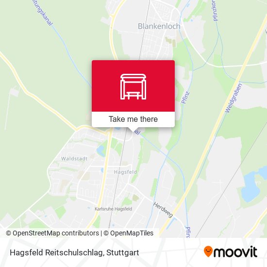 Hagsfeld Reitschulschlag map