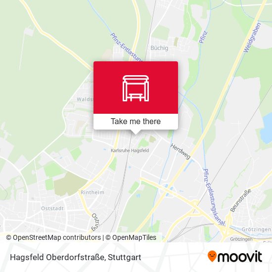 Hagsfeld Oberdorfstraße map