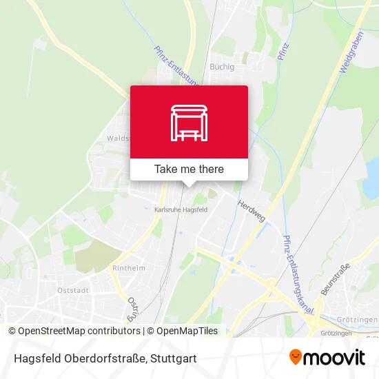Карта Hagsfeld Oberdorfstraße