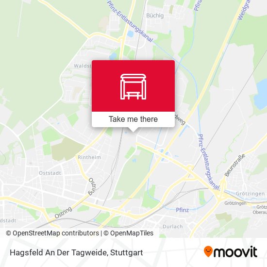 Карта Hagsfeld An Der Tagweide
