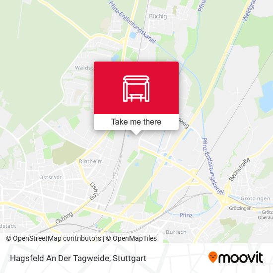 Hagsfeld An Der Tagweide map