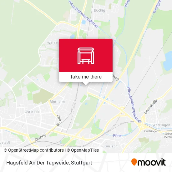 Карта Hagsfeld An Der Tagweide